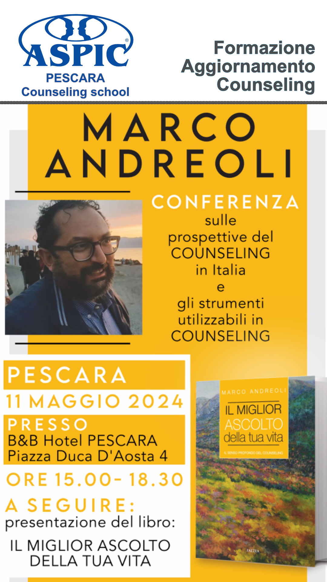 "Prospettive e strumenti del Counseling in Italia" con Marco Andreoli